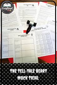 Get Your Students Into The Characters And Events Of The Tell Tale Heart By Edgar Allan Poe With The Tell Tale Heart Middle School Resources Heart Lesson Plan