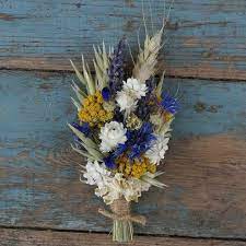Cornflower Meadow Dried Flower Buttonhole Flower Company Dried Flowers Cornflower