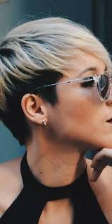 Deep asymmetrical short hairstyle for thick hair styled back top hair for stylish short hairstyle simple and trendy: 10 Trendy Short Hairstyles For Women Over 40 Crazyforus