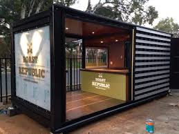 Old Shipping Container Is Converted Into A Chic Coffee Shop In Johannesburg Building A Container Home Container House Container Shop