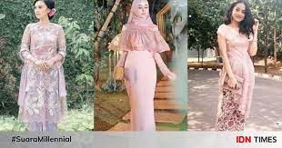 Model baju kebaya brokat modern terbaru 2020/2021 untuk … gaya terbaru gelang hitam 10 Model Kebaya Brokat Modern Terbaru 2021