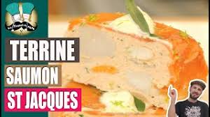Terrine de poisson et crevettes grand chef. Facile Recette De Terrine De Saumon Et St Jacques Youtube