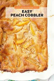 Easy Peach Cobbler Recipe Peach Cobbler Easy Easy Peach Cobbler Recipe Peach Cobbler