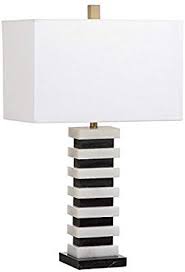 Amazon Com Safavieh Lighting Collection Hugo Marble 26 5 Table Lamp Black Home Kitchen Black Table Lamps Lamp Table Lamp