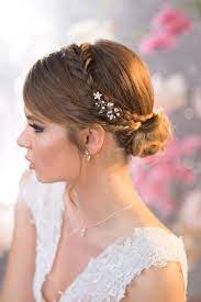 Wedding Headpiece Bridal Hair Jewelry Braid Accessories Bridal Headpiece For Braids Boho Bride Hair Accessory Bridal Hair Clip Silver Bride Hair Accessories Bridal Hair Jewelry Bridal Hair Clip