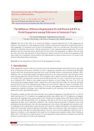 Check spelling or type a new query. Pdf The Influence Of Person Organization Fit And Person Job Fit On Work Engagement Among Policemen In Sumatera Utara