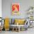 Grey Black And Mustard Living Room
