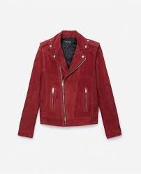 995 New The Kooples Burgundy Suede Leather Biker Moto Motorcycle Jacket S Rare Thekooples Motorcycle Outdoor Jackets Suede Biker Jacket Suede Biker