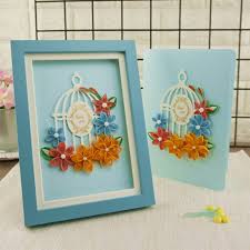 The cost of making a quilling object is more of patience. 1pc Diy Handmade Origami Dream Paradise Bird Cage Greeting Card Quilling Paper Basic Set With Tutorial Material Package Stickers Aliexpress