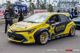 The 2019 corolla hatch is rated at 32/42/36 mpg city/highway/combined for the se with the automatic transmission. Toyota Grand Prix Formula Drift Media Day Gives A Preview Of Things To Come Motorworldhype Drift Cars Formula Drift Toyota Corolla Hatchback