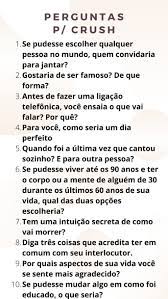 200 Perguntas Para Conhecer Melhor O Crush Dicionario Popular