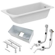 Viele badewannen gibt es übrigens auch als whirlpool. Ideal Standard Badewanne Hotline New Neu Duo 170 X 75 Cm Fusse Trager Ablauf Ebay