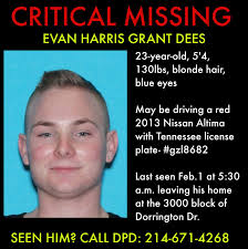 Evan Harris Grant Dees has been located.