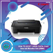 This error code indicates that users are supposed to analyze the ink absorber condition properly. How To Reset Canon Pixma E460 Series Error Ink Absorber Full 5b00