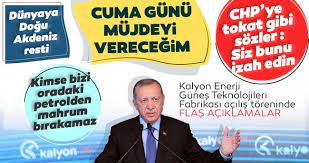 Cumhurbaşkanı erdoğan konuşmasında, ''cuma günü bir müjde vereceğiz. Son Dakika Haberi Baskan Erdogan Dan Dan Heyecanlandiran Aciklama Cuma Gunu Mujdeyi Verecegim Son Dakika Haberler