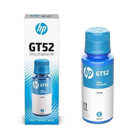 BOTELLA DE TINTA HP GT52 CYAN