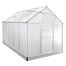 Finden sie mit uns das perfekte gewächshaus für ihren garten. Brast Gewachshaus Aluminium Mit Stahlfundament L310xb190xh195cm 6mm Platten Viele Zusatzliche Streben 9 45m Alu Gartenhaus Amazon De Baumarkt