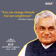 Atal Bihari Vajpayee First Death Anniversary Remembering Bjp S Iconic Leader With 10 Memorable Quotes India News India Tv