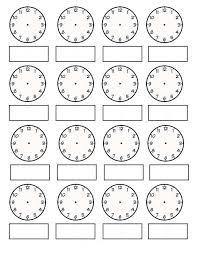 Pin By Gema Maldonado On Matematyka Clock Template Teaching Time Classroom Freebies