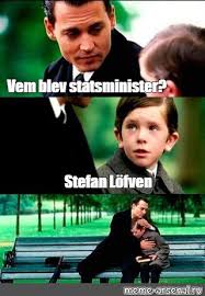 Aftonbladet noterar inledningsvis inte att bilden som de har tagit är en meme. Stefan Lofven Meme