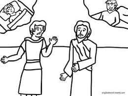Free Coloring Sheet Of Jesus Healing The Officials Son For More Free Coloring Sheets Check Out Singgodswo Coloring Sheets Bible Coloring Sheets Bible For Kids