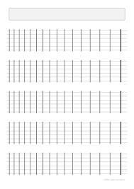 guitar blank fretboard charts 15 frets left handed guitar