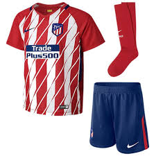 Atletico madrid is a football team from the city of madrid, spain. Atletico Madrid Kids Home Kit 2017 18 Official Nike Kit