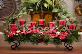 Christmas Candle Centerpiece Stock Photos Freeimages Com