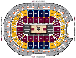 seating charts rocket mortgage fieldhouse