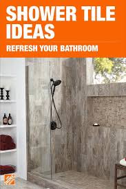 Transform Your Bathroom With A Shower Tile Refresh Discover The Different Tile Styles And Trends At The Hom Bathroom Remodel Shower Shower Remodel Shower Tile
