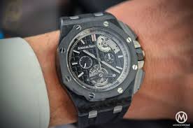 Audemars Piguet Royal Oak Offshore Tourbillon Chronograph 25th Anniversary Hands On With The Audemars Piguet Royal Oak Offshore Selfwinding Tourbillon Chronograph Specs Price Monochrome Watches Audemars Piguet Audemars Piguet Royal Oak Offshore Audemars Piguet Royal Oak