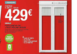 Maybe you would like to learn more about one of these? Offre Porte Fenetre Pvc Volet Roulant Integre Chez Brico Depot