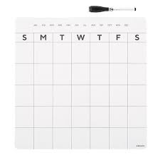 Magnetic Monthly Refrigerator Calendar Dry Erase Board Calendar Dry Erase Calendar Magnetic Calendar Fridge