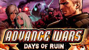 It is the fourth and latest installment in the advance wars series and was released in north america on january 21, 2008. Advance Wars Dark Conflict Days Of Ruin Cover Youtube