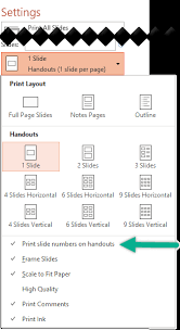 • hazard evaluation relation to the product's handling; Print Your Powerpoint Slides Handouts Or Notes Office Support