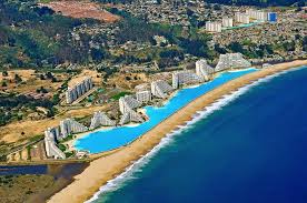 San Alfonso Del Mar Private Resort In Algarrobo Chile The World S Largest Swimming Pool San Alfonso Del Mar Chile Amazing Swimming Pools Big Swimming Pools Pool