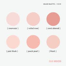 Soft pink pantone, hex, rgb and cmyk color codes. 4 Soft And Romantic Pink Color Palettes For Spring Wedding 2020