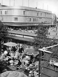 Frankfurt A M Der Dachgarten Der Hauptwache Kaufhof Ca 1949 52 Foto Max Gollner Dachgarten Frankfurt Historisch