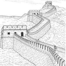 Muralla China Para Colorear