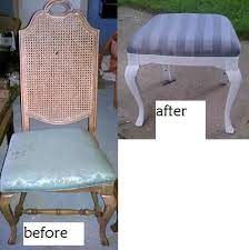 How To Turn Chairs Into Stools Ottomans Turned Chair Chairs Repurposed Refinished Chairs