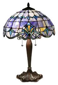 This Blue Tiffany Table Lamp Features A Classic Design And Nuetral Shade Profile Making It A Perfect Fit Fo Tiffany Style Lamp Tiffany Lamp Shade Tiffany Lamps