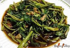 Apan Apan Recipe Adobong Kangkong Water Spinach With Pork Recipe Apan Apan Recipe Pork Bites Veggie Dishes