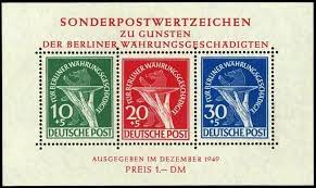 Die deutsche post im internet: Briefmarken Jahrgang 1949 Der Deutschen Bundespost Berlin