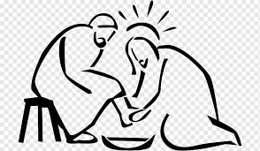 Jesus Christ Illustration Christ Washing The Disciples Feet Foot Washing Bible Holy Week Christianity White Mammal Png Pngwing