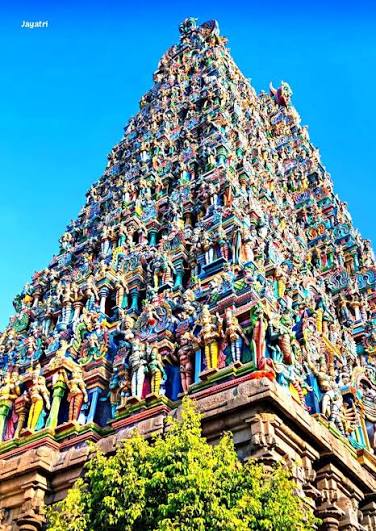 Tamil Nadu, Madurai Meenakshi sundreshwara Temple inside..