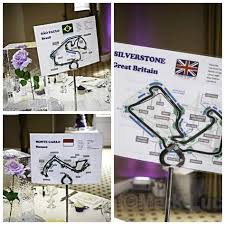 Table Names F1 Tracks Wedding Table Names