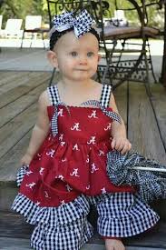 Bama Baby Alabama Football Baby Ruffle Outfit Alabama Crimson Tide