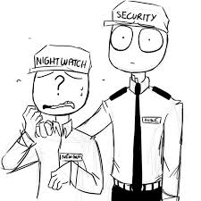 Mike The Security Guard Say Good Luck To The New Guy Fnaf Night Guards Fnaf Vincent Fnaf