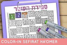 Chanukah coloring page and dot art chanukah fun shee ts chanukah par ts of a whole menorah ma tch tevet calendar and dates tu b'shevat shevat calendar and dates. Sefirah Lag Ba Omer Archives Jewish Moms Crafters