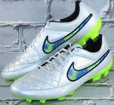 Mens Nike Tiempo Legacy Fg Soccer Cleats Size 6 Womens Size 7 5 White Blue Nike Soccer Cleats Nike Men Adidas Football